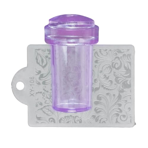 Nagelkunst-Stempel-Kits, transparente Silikon-Nägel, Stempel-Kits, Gelee-Stempel mit Schaber für französische Maniküre, Nägel, Designs, Kunststempel mit Schaber Nagelkunst-Stempel-Kits, transparente Silikon-Nägel, Stempel-Kits, Gelee-Stempel mit Schaber für französische Maniküre, Nägel, Designs, Kunststempel mit Schaber von NVOQILIN