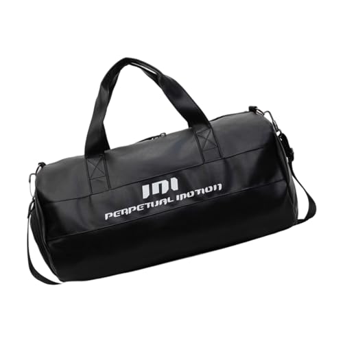 Reisetasche, Fitnesstasche, Fitnessstudio, PU-Leder, Training, Sport, große Kapazität, Wochenendtasche für Damen, Fitness, Reisegepäck, PU-Leder, Training, Sport, Fitnessstudio, Schwarz , Mass Beauty von NVOQILIN