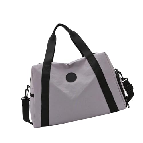 Turnbeutel Große Kapazität Reisetasche Gepäck Fitness mit Trocken- und Nasstrennung Übernachtung Weekender Gym Große Kapazität Reise Training Trocken Nass Trennung Fitness, grau, Mass Beauty von NVOQILIN