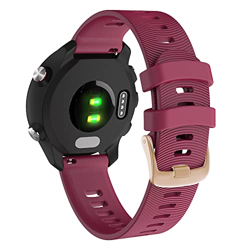 NVVVNX 20 mm Silikonband für Garmin Forerunner 245 245M 645/Vivoactive 3 Music Venu SQ Uhrenarmband Smart Watch Armband, For Venu SQ, Achat von NVVVNX