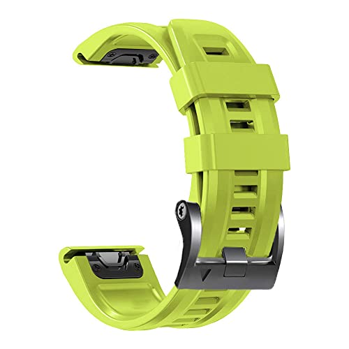 NVVVNX 22 x 26 mm Schnellverschluss-Armband aus Silikon für Garmin Fenix 7, 7X, 6, 6X, Pro, 5, 5X, Plus, 3, 3HR, offizielle Schraubschnalle, Smart-Armbänder, 22mm Fenix 7 epix, Achat von NVVVNX