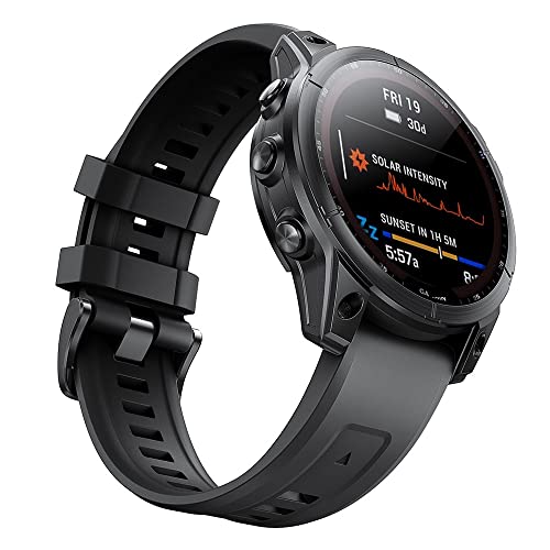 NVVVNX Für Garmin fenix 7 7S 7X 6 6S 6X Pro 5X 5 Smart Watch Armband Silikon Descent G1 Solar Forerunner 935 945 Quick Release Correa, For Fenix 5 Plus 6 Pro, Achat von NVVVNX