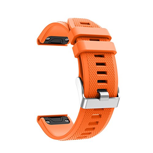 NVVVNX Quickfit-Uhrenarmband für Garmin Fenix 7, 7X, 7S, 5S, 5, 5X, Plus, 6S, 6, 6X, Pro 3HR, Silikon, Easyfit Smartwatch, 20, 22, 26 mm, 22mm Fenix 5 6 945, Achat von NVVVNX