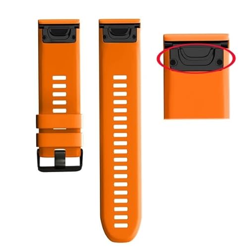 NVVVNX Uhrenarmband für Garmin Fenix 5, 5X, 5S, 3, 3 HR, für Fenix 6X, 6, 6S, Schnellverschluss, Silikon, Easyfit, 26 mm, 22 mm, 20MMFenix 6S 5S 5S P, Achat von NVVVNX