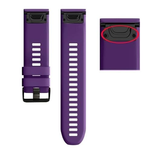 NVVVNX Uhrenarmband für Garmin Fenix 5, 5X, 5S, 3, 3 HR, für Fenix 6X, 6, 6S, Schnellverschluss, Silikon, Easyfit, 26 mm, 22 mm, 26MM Fenix 5X 3 3HR, Achat von NVVVNX