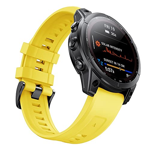 NVVVNX Uhrenarmband für Garmin Fenix 7 7S 7X 6 6S 6X Pro 5X 5 Smartwatch-Armband aus Silikon Descent G1 Solar Forerunner 935 945 Schnellverschluss Correa, Quick Fit 22mm, Achat von NVVVNX