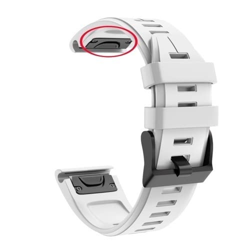 NVVVNX Uhrenarmband für Garmin Fenix 7 7X 5 5X Plus 3HR 6X 6 6S Pro Smartwatch Schnellverschluss Offizielles Silikonband, 22 mm, Achat von NVVVNX