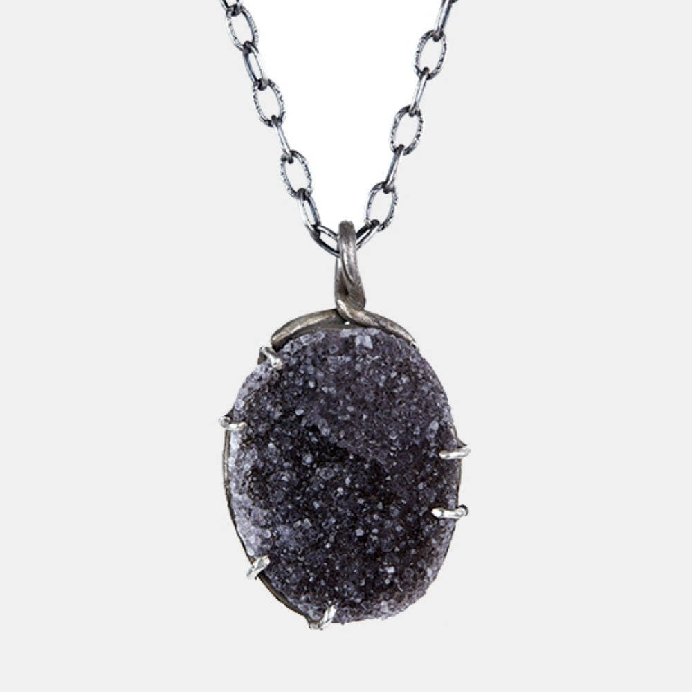 Graue Druzy Kristall Macht Stück Anhänger Graue Druzy Kristall Macht Stück Anhänger von NVisionbyNicoleFoos