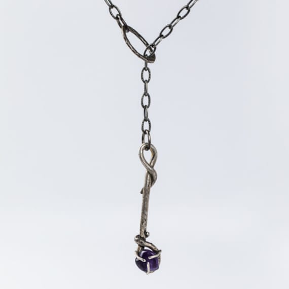 Sterling Silber Macht Stück Lariat Crystal Halter Sterling Silber Macht Stück Lariat Crystal Halter von NVisionbyNicoleFoos