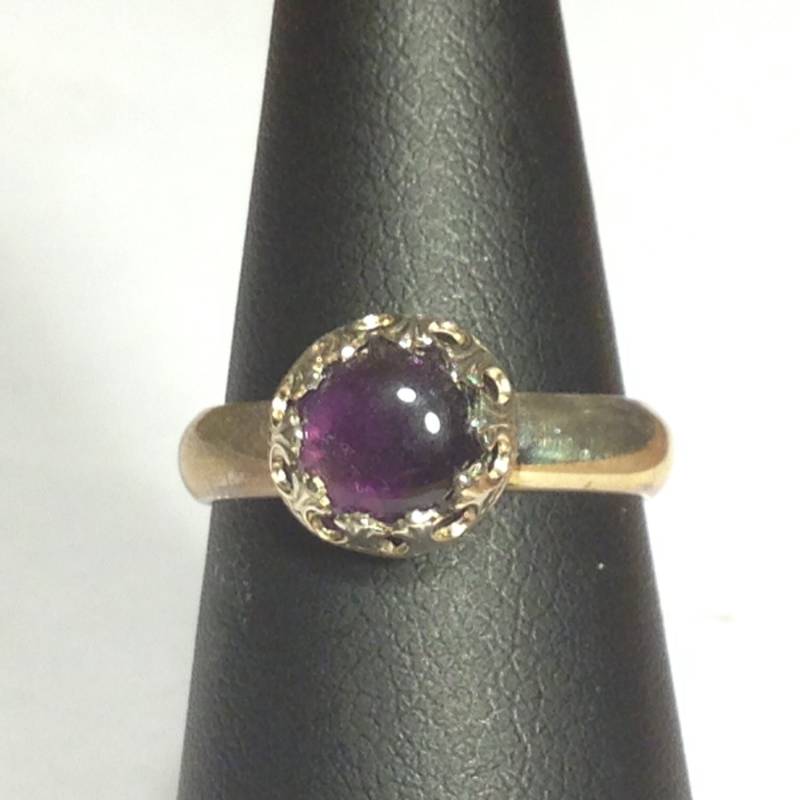 sterling Silber Ring Mit Amethyst von NWCustomJewelry