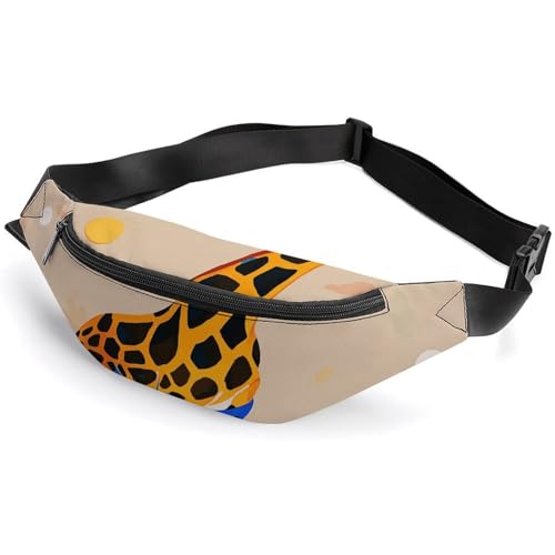 Bauchtasche für Männer und Frauen, bunte Giraffen-Fans, Liebhaber, Hüfttasche, kleine Gürteltasche mit verstellbarem Riemen, wasserdicht, modische Umhängetasche, Bauchtasche für Reisen, Wandern, Bauchtasche für Männer und Frauen, bunte Giraffen-Fans, Liebhaber, Hüfttasche, kleine Gürteltasche mit verstellbarem Riemen, wasserdicht, modische Umhängetasche, Bauchtasche für Reisen, Wandern, von NWGHM