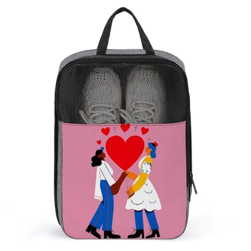 Schuhbeutel für Reiseliebhaber, Schuhbeutel mit Reißverschluss, atmungsaktiv, Golf-Schuhtasche für Männer und Frauen, Outdoor-Schuhaufbewahrung, Organizer für Sport, Geschäftsreisen, Fitnessstudio, Schuhbeutel für Reiseliebhaber, Schuhbeutel mit Reißverschluss, atmungsaktiv, Golf-Schuhtasche für Männer und Frauen, Outdoor-Schuhaufbewahrung, Organizer für Sport, Geschäftsreisen, Fitnessstudio, von NWGHM