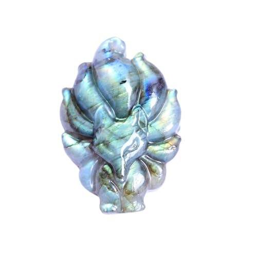 NWPNLXEA 1pc 5cm Pulled Feldspar Nine tailed Fox Statue Ornament Home and Office Trinket Decoration Gift NWPNLXEA 1pc 5cm Pulled Feldspar Nine tailed Fox Statue Ornament Home and Office Trinket Decoration Gift von NWPNLXEA