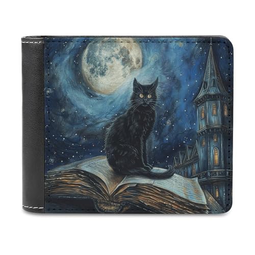 NWTPK Geldscheinklammer sitzende schwarze Katze, bedrucktes Kreditkartenetui, geeignet für die Aufbewahrung von Bargeld, Kreditkarten, Ausweisen, Stil, Einheitsgröße, modern, Stil:, Einheitsgröße, NWTPK Geldscheinklammer sitzende schwarze Katze, bedrucktes Kreditkartenetui, geeignet für die Aufbewahrung von Bargeld, Kreditkarten, Ausweisen, Stil, Einheitsgröße, modern, Stil:, Einheitsgröße, von NWTPK