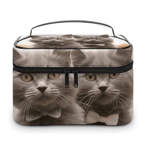 NWTRJ Reise-Make-up-Tasche, tragbar, wasserdicht, PU-Leder, Make-up-Pinselhalter, Kulturbeutel für Damen, Stil, 25 x 18 x 15 cm, Stil:, 25x18x15cm NWTRJ Reise-Make-up-Tasche, tragbar, wasserdicht, PU-Leder, Make-up-Pinselhalter, Kulturbeutel für Damen, Stil, 25 x 18 x 15 cm, Stil:, 25x18x15cm von NWTRJ