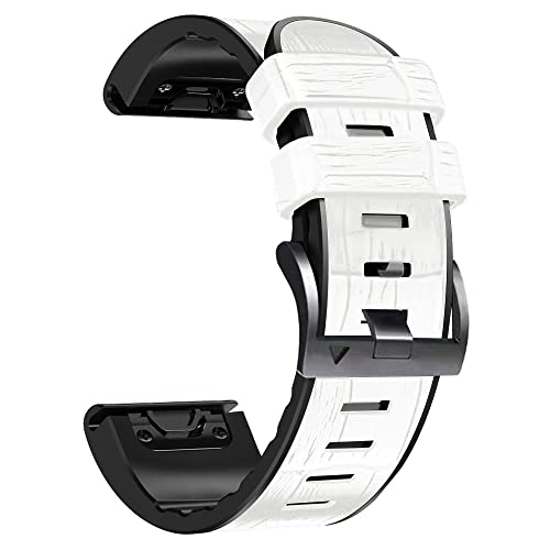 22 26MM Leather Silicone Watch Band Straps For Garmin Fenix 6X 6 Pro 7X 7 5 5X Plus Smartwatch Easyfit Wristband Bracelet Correa von NXNONEPD
