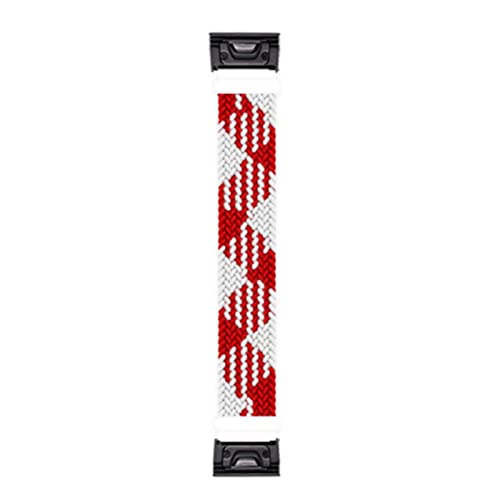 22 26mm Quickfit Watch Strap For Fenix 7 7X 6 6X Pro 5X 5 Plus 3HR 935 945 S60 MK1 Braided Solo Loop Nylon Watch Wrist band von NXNONEPD