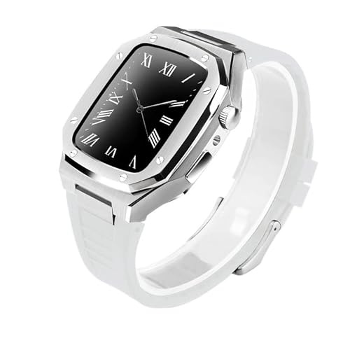 45 mm 41 mm Edelstahl -Uhr -Watch -Koffer -Set kompatibel mit Apple Watch Band 40 44mm Gummiband für die IWatch -Serie 8 7 6 Se 5 4 Modification Kit 45 mm 41 mm Edelstahl -Uhr -Watch -Koffer -Set kompatibel mit Apple Watch Band 40 44mm Gummiband für die IWatch -Serie 8 7 6 Se 5 4 Modification Kit von NXNONEPD