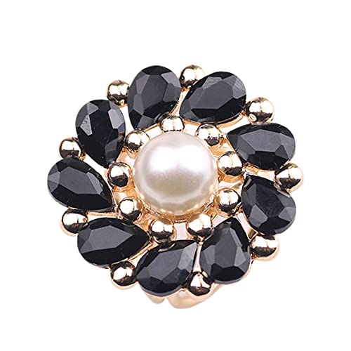 Brosche Stecknadel Dekorative Damen Schal Clip Imitation Blumen Ring Ring Clip Klamte Dekor Schal Clip Abzeichen von NXNONEPD