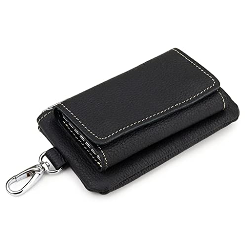 Large Capacity Men's and Women's Key Case Key Case Leather Coin Purse All-in-one Bag Card Bag (A,12.5 * 7.5 * 4cm) von NXNONEPD