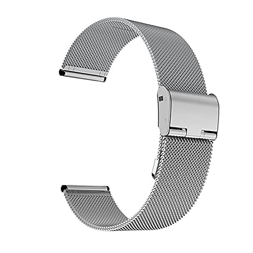 NXNONEPD 0,4 Line Watch Band Thin Watch Band Black Fashion gewebte Watch Mesh Bandschnittstelle Hanges Schnalle Mesh Riemen von NXNONEPD