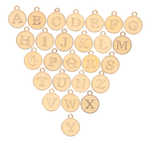 NXNONEPD 1 Set Letter Pendant Accessoires Halskette Anhänger Ornamente anfängliche Anhänger Antique Alphabet Charm Schmuck Handwerk Charm NXNONEPD 1 Set Letter Pendant Accessoires Halskette Anhänger Ornamente anfängliche Anhänger Antique Alphabet Charm Schmuck Handwerk Charm von NXNONEPD