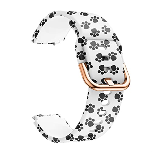 NXNONEPD 18mm Silicone Replacement Smart Watch Band Strap For Ticwatch C2 For Garmin Active S Smart watch Bracelet Watchband Accessories von NXNONEPD