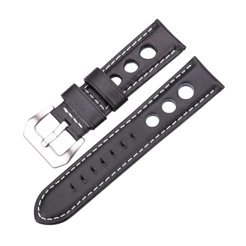 NXNONEPD 20/22/24mm Frauen Männer Öl gewachertes Kowide Watchband Echtes Leder Uhrengurt mit Edelstahlnadel Schnalle von NXNONEPD