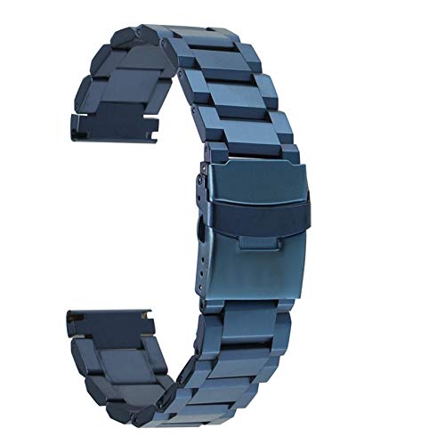 NXNONEPD 22mm Gurt 24mm Gurt Armband 26mm Schnalle Blau Edelstahlbandarmband NXNONEPD 22mm Gurt 24mm Gurt Armband 26mm Schnalle Blau Edelstahlbandarmband von NXNONEPD