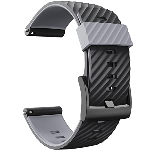 NXNONEPD 24mm Silicone Straps Replacement WatchBand For Suunto 7 D5 Bracelet Suunto 9 Spartan Sport Wrist HR Baro Smart Watch Wristband von NXNONEPD