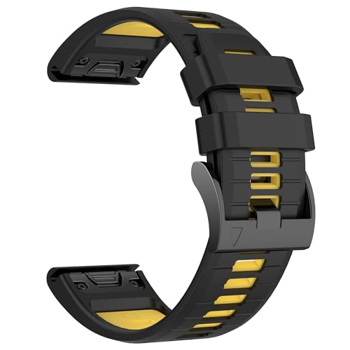 NXNONEPD 26mm Uhrenband für Fenix 7x Pro/ 7x/ 6x/ 6x Pro/ 5x/ 5x Plus/ 3/ Fenix 3 Std. von NXNONEPD