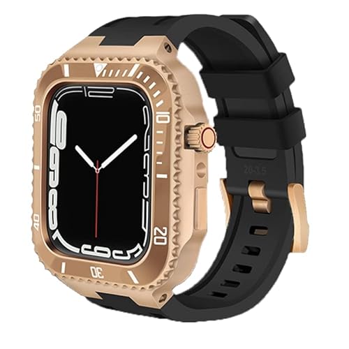 NXNONEPD 45 -mm -Modifikationskit für Band 8 Hülle Mod Kit 44mm Stahl Metallhülle Lünette Silikongurt für IWatch 8 Serie 7 6 5 4 NXNONEPD 45 -mm -Modifikationskit für Band 8 Hülle Mod Kit 44mm Stahl Metallhülle Lünette Silikongurt für IWatch 8 Serie 7 6 5 4 von NXNONEPD