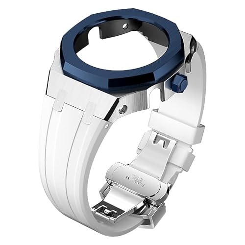 NXNONEPD 4th Generation GA2100 Rubber, Metal Bezel Strap Kit with Dial Butterfly Buckle for Men/Women GA2100 Upgrade DIY Replacement Accessories Set watch strap von NXNONEPD