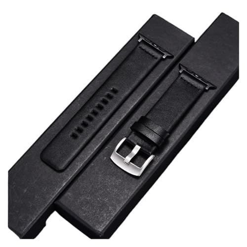 NXNONEPD Brauner Leder -Uhrenband -Gurt fit für Uhr 4 3 38 mm 40 mm Frauen Frauen Leder -Uhren Band für iWatch 8 7 6 5 44 mm 42 mm Armband von NXNONEPD