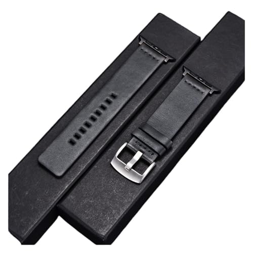 NXNONEPD Brauner Leder -Uhrenband -Gurt fit für Uhr 4 3 38 mm 40 mm Frauen Frauen Leder -Uhren Band für iWatch 8 7 6 5 44 mm 42 mm Armband von NXNONEPD