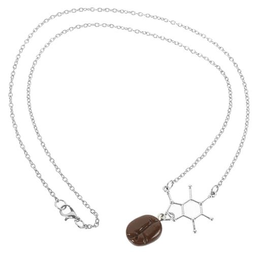 NXNONEPD Chic Molekül Halskette Frauen Modeschmuck Personalisierte Anhänger Zauber für Kaffeeliebhaber NXNONEPD Chic Molekül Halskette Frauen Modeschmuck Personalisierte Anhänger Zauber für Kaffeeliebhaber von NXNONEPD