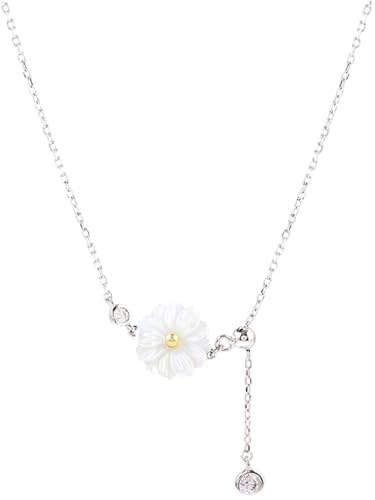 NXNONEPD Daisy Anhänger Halskette für Frauen Hochzeit Schmuck Chokerkragen NXNONEPD Daisy Anhänger Halskette für Frauen Hochzeit Schmuck Chokerkragen von NXNONEPD