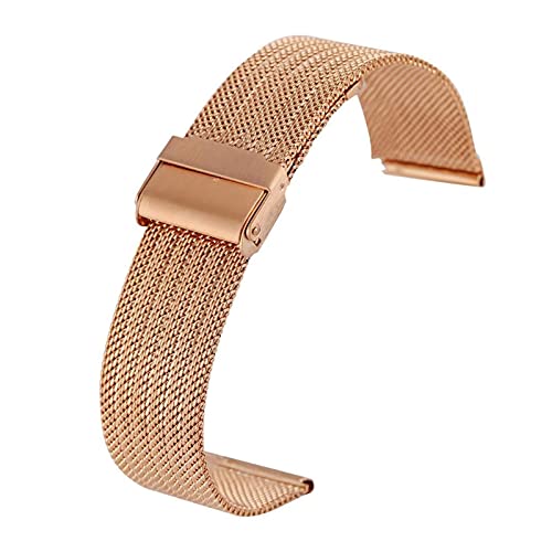 NXNONEPD Edelstahlnetzgurt 18 mm 20 mm 22 mm 24 mm in Gurtersuhr -Uhrarmband Armband von NXNONEPD