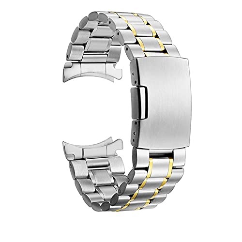 NXNONEPD Festkrümmte Ende Schnellfreisetzung für 22 mm 20 mm Metall aus Edelstahl Sicherheitsklappschnalle -Schnalle -Gurt geeignet von NXNONEPD