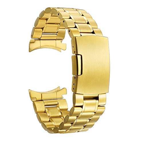 NXNONEPD Festkrümmte Ende Schnellfreisetzung für 22 mm 20 mm Metall aus Edelstahl Sicherheitsklappschnalle -Schnalle -Gurt geeignet von NXNONEPD