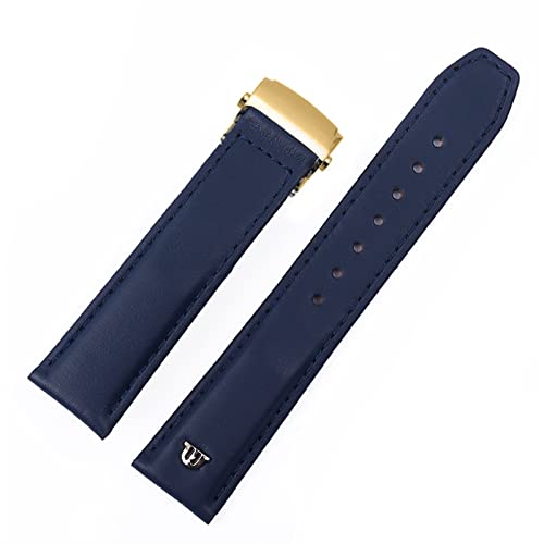NXNONEPD Für Watchbänder echter Uhrengurt 20mm 22 mm Faltschnalle Freizeit Business Cow Watch Armband von NXNONEPD