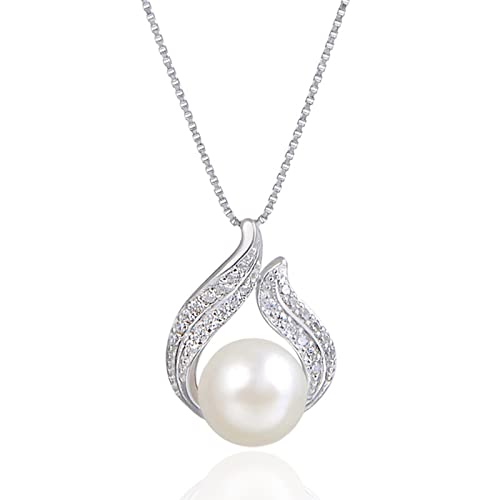 NXNONEPD GSZCCZS -Halskette mit Anhänger, Frauen Perlenkette Geometrische Kastenkette Elegante Halskette 16,8 x 122,5 mm von NXNONEPD