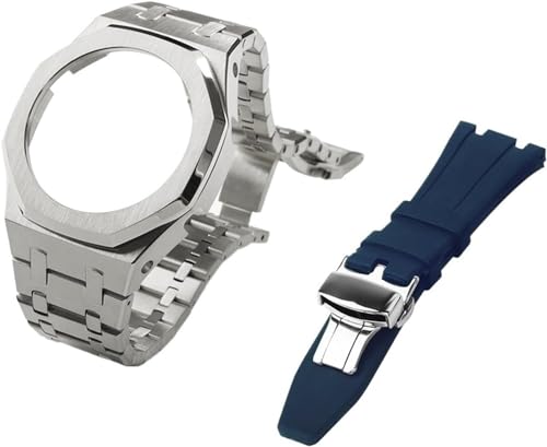NXNONEPD Gen 5 Metal Watch Case Bezel Strap+Fluororubber Watch Band Combination Set,For GA2100 GA2110 GAB2100 GM2100 Mod Kit for Watch Full NXNONEPD Gen 5 Metal Watch Case Bezel Strap+Fluororubber Watch Band Combination Set,For GA2100 GA2110 GAB2100 GM2100 Mod Kit for Watch Full von NXNONEPD