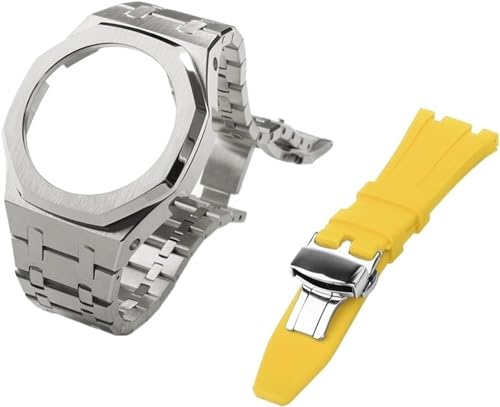 NXNONEPD Gen 5 Metal Watch Case Bezel Strap+Fluororubber Watch Band Combination Set,For GA2100 GA2110 GAB2100 GM2100 Mod Kit for Watch Full NXNONEPD Gen 5 Metal Watch Case Bezel Strap+Fluororubber Watch Band Combination Set,For GA2100 GA2110 GAB2100 GM2100 Mod Kit for Watch Full von NXNONEPD