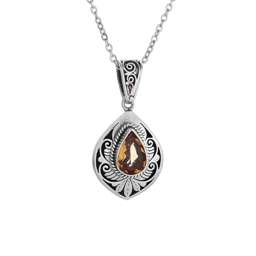 NXNONEPD Halskette Choker Gothic Kette Klassische ethnische Tränenform Gelb Kristall Edelstein Anhängerinnen eleganter Schmuck Freundschaft NXNONEPD Halskette Choker Gothic Kette Klassische ethnische Tränenform Gelb Kristall Edelstein Anhängerinnen eleganter Schmuck Freundschaft von NXNONEPD