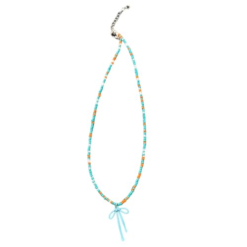 NXNONEPD Halskette Schmetterling Bogenknoten Anhänger Colarmbone Kette Verstellbare Länge Neckkette für Frauen Schmuck NXNONEPD Halskette Schmetterling Bogenknoten Anhänger Colarmbone Kette Verstellbare Länge Neckkette für Frauen Schmuck von NXNONEPD
