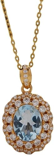 NXNONEPD Halskette trendige Kristall -Sterling -Silberkette für Frauen, glänzender Kubikzirkonias Anhänger Zierer Schlüsselbeutel Glamour Halshärte Schmuck Schmuck von NXNONEPD