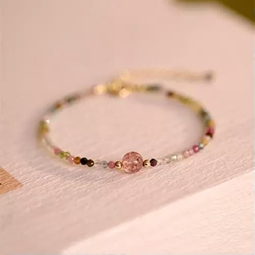 NXNONEPD Handgefertigte turmaline facettierte Perlenschutzwachen Armband von NXNONEPD