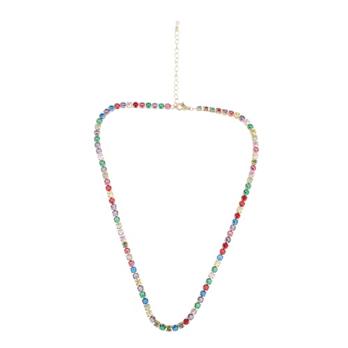 NXNONEPD Hip -Hop -Stil Kristall Halskette Frauen Tenniskette Halskette Exquisite Zirkonsteine Design NXNONEPD Hip -Hop -Stil Kristall Halskette Frauen Tenniskette Halskette Exquisite Zirkonsteine Design von NXNONEPD