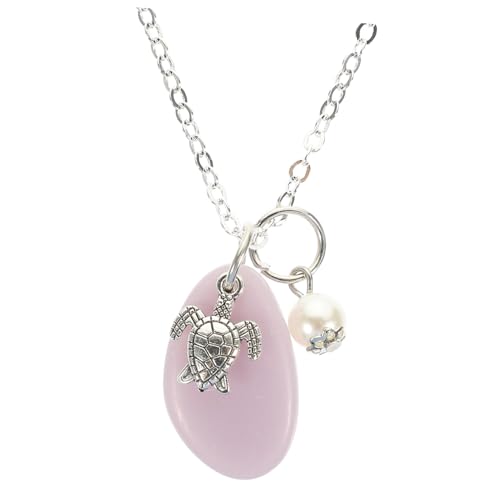 NXNONEPD Imitation im Meeresstil Perle Anhänger Halskette Mode Strand Schmuck für Frauen vielseitige Pullover -Kettenzubehör für Sommerkosten vorhanden von NXNONEPD